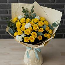 Букет цветов из:  Розы в Новоблагодарном