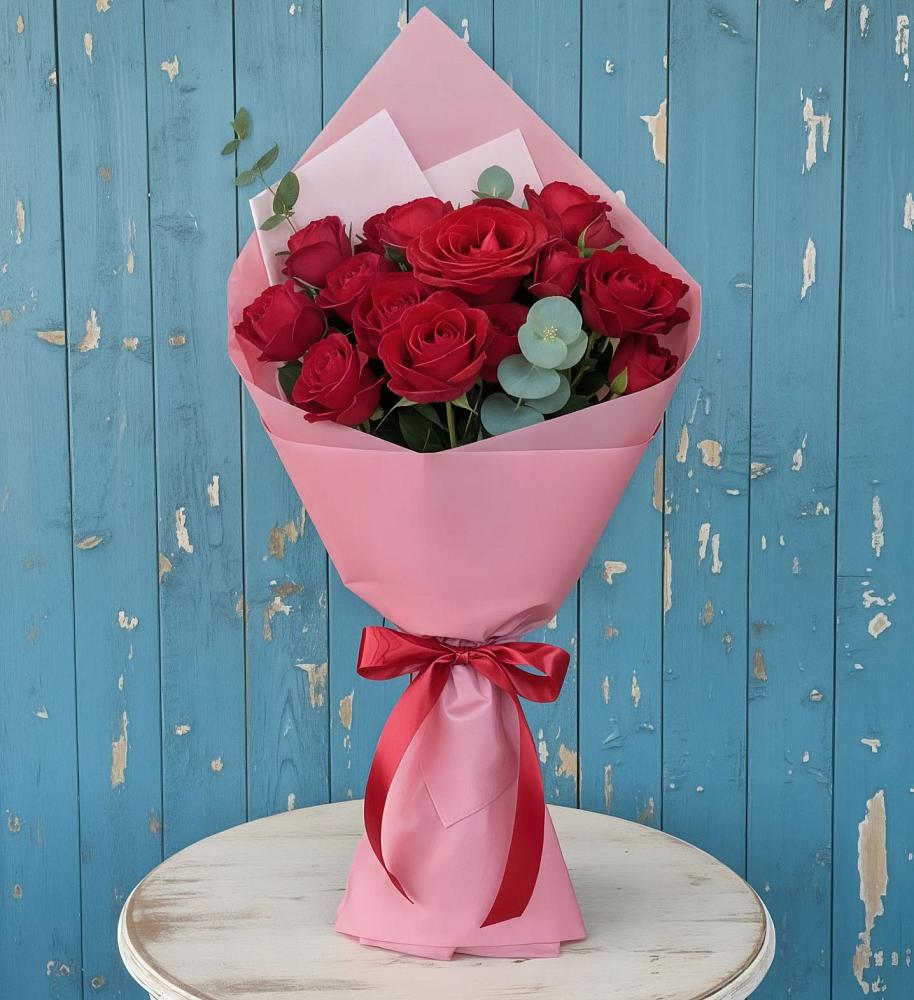 Букет цветов из: Розы в Новоблагодарном