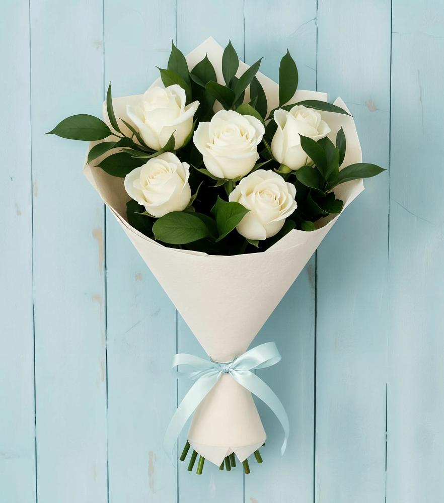 Букет цветов из: Розы в Новоблагодарном