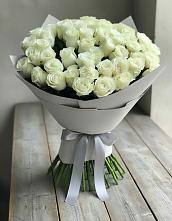 Букет 35 Белых роз #REPLACE_PRED# Новоблагодарном