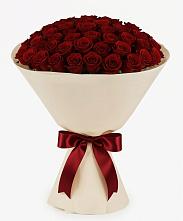 Букет 101 Бордовая роза Блэк Бакарра #REPLACE_PRED# Новоблагодарном