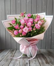 Букет Розовый кустик #REPLACE_PRED# Новоблагодарном
