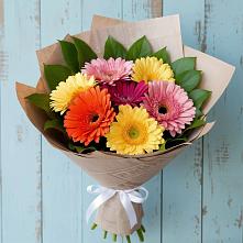 Букет цветов из:  Герберы в Новоблагодарном