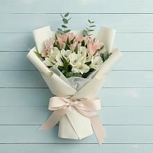 Букет цветов из:  Альстромерии в Новоблагодарном