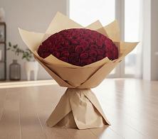 Букет 101 Красная роза #REPLACE_PRED# Новоблагодарном