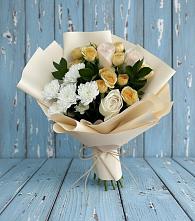 Букет цветов из:  Розы и Хризантемы в Новоблагодарном