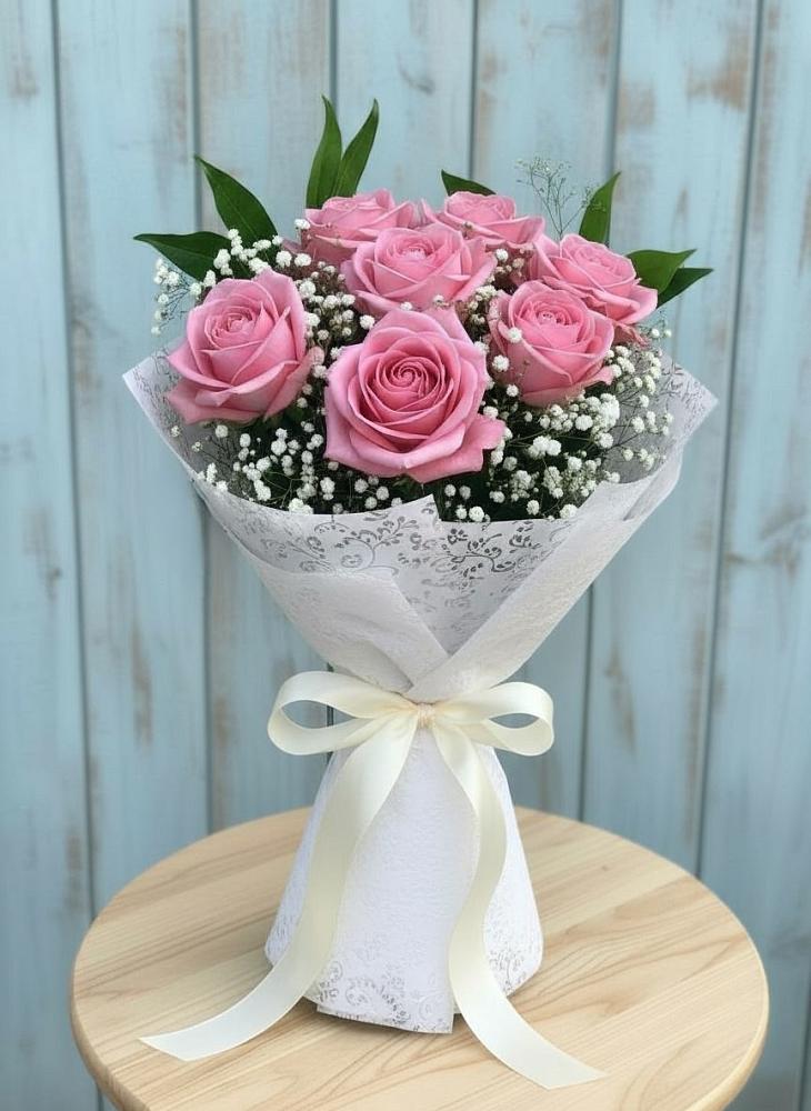 Букет цветов из: Розы в Новоблагодарном