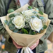 Букет Нежные грёзы в Новоблагодарном Букет цветов из: Розы в Новоблагодарном