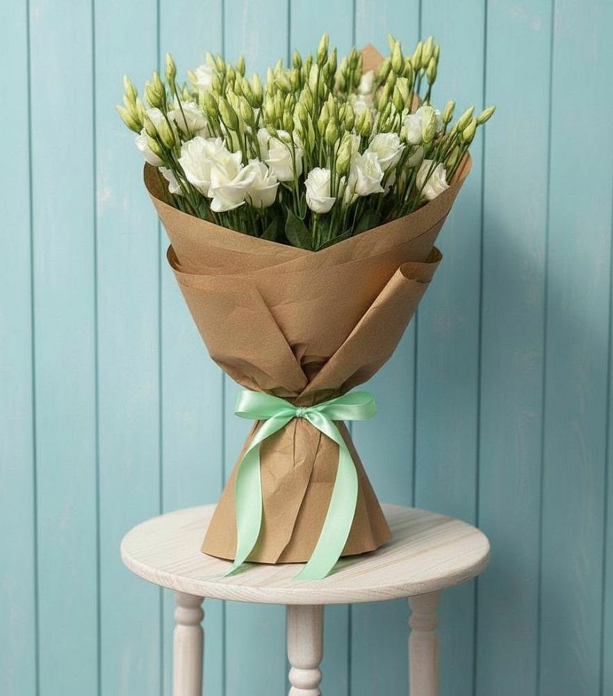 Букет цветов из: Лизиантусы в Новоблагодарном