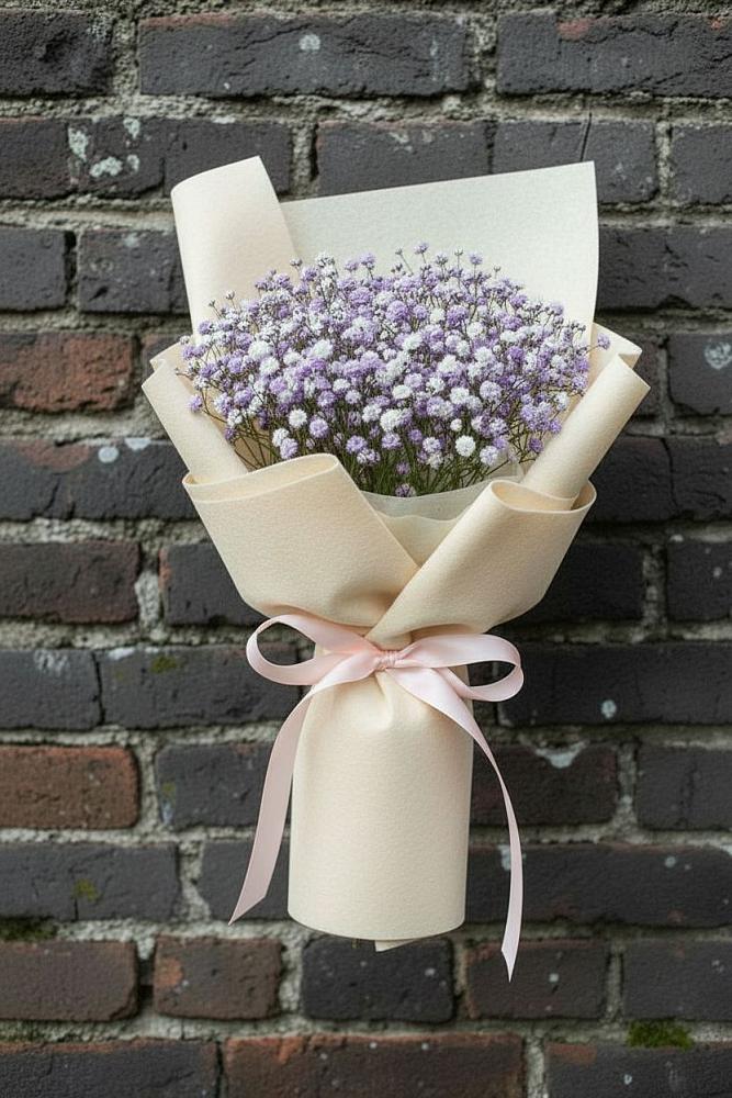 Букет цветов из: Гипсофила в Новоблагодарном