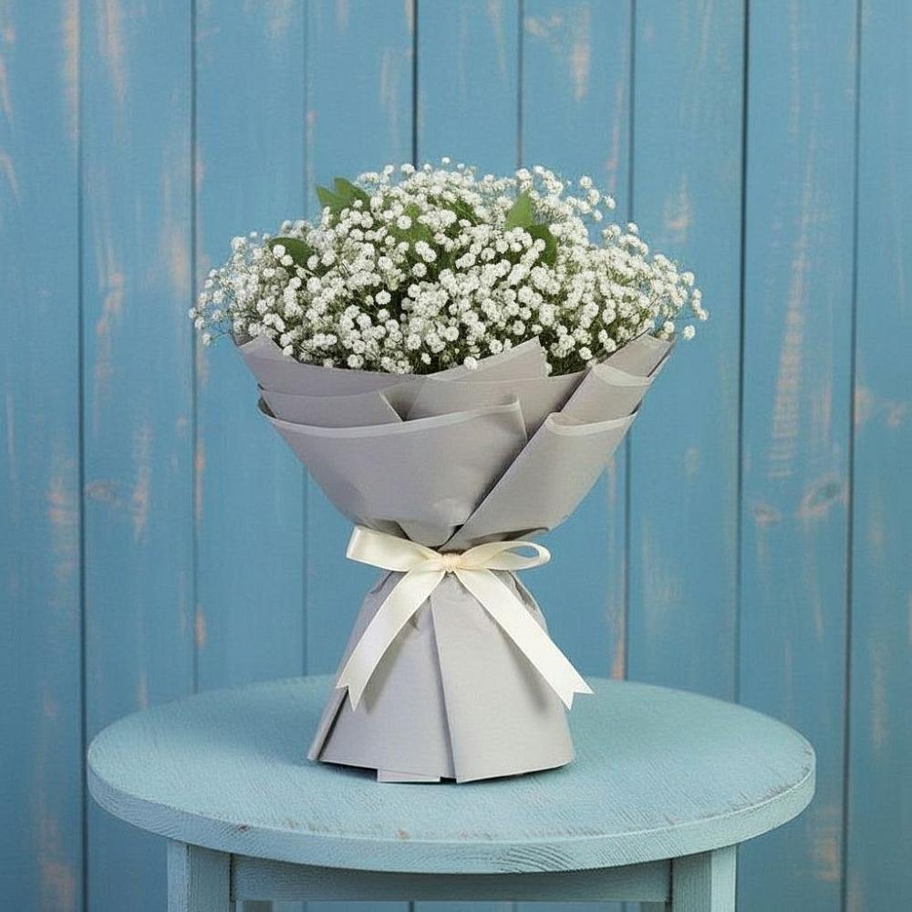 Букет цветов из: Гипсофила в Новоблагодарном