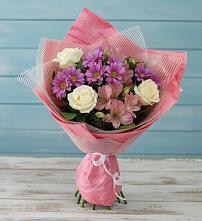 Букет цветов из:  Герберы в Новоблагодарном
