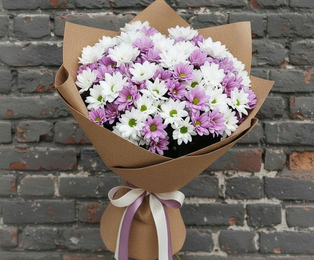 Букет цветов из: Хризантемы в Новоблагодарном