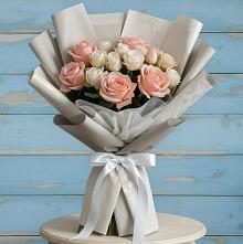 Букет цветов из:  Розы #REPLACE_PRED# Новоблагодарном