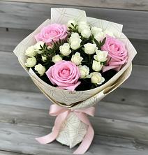 Букет цветов из:  Розы в Новоблагодарном