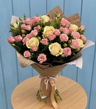 Букет цветов из:  Розы в Новоблагодарном