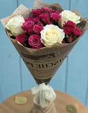 Букет цветов из:  Розы #REPLACE_PRED# Новоблагодарном