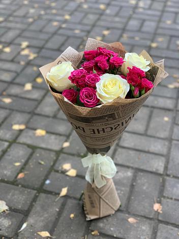 Букет цветов из: Розы в Новоблагодарном