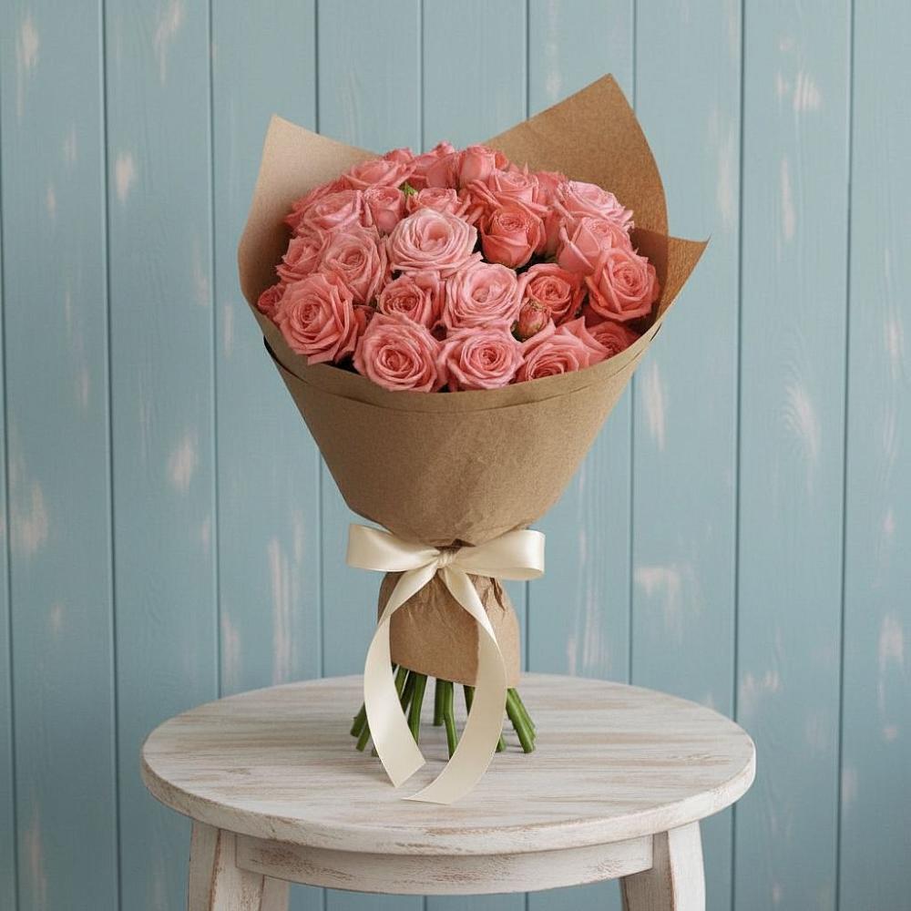 Букет цветов из: Розы в Новоблагодарном