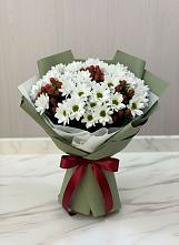 Букет цветов из:  Хризантемы #REPLACE_PRED# Новоблагодарном