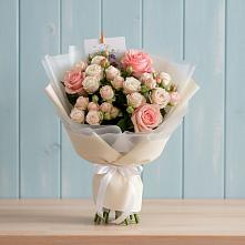 Букет цветов из:  Розы #REPLACE_PRED# Новоблагодарном