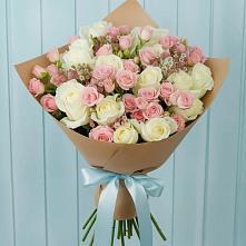 Букет цветов из:  Розы в Новоблагодарном