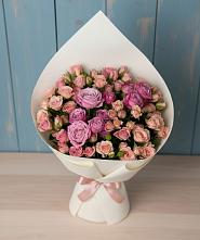 Букет цветов из:  Розы в Новоблагодарном